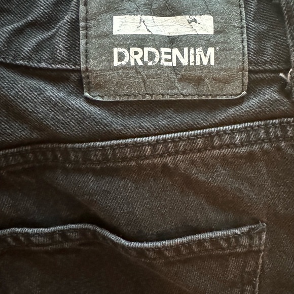 Dr. Denim Echo Black Wide Leg High Waisted Size 32/32 - Picture 3 of 14